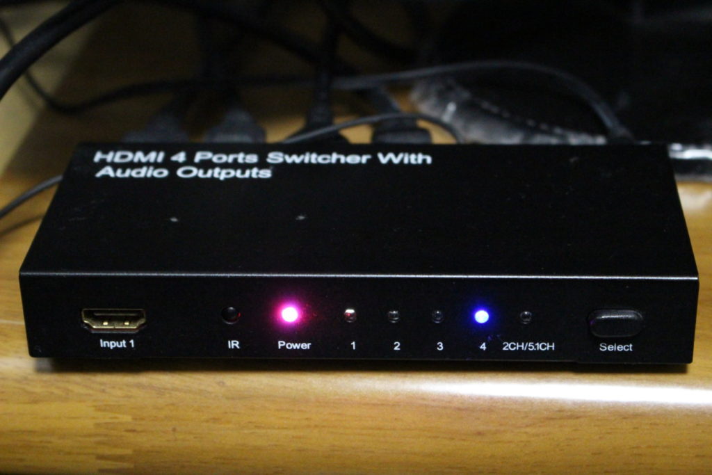HDMIセレクター「400-SW015」(2chの場合)