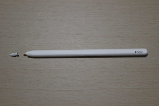 Apple Pencilのペン先を取り外し