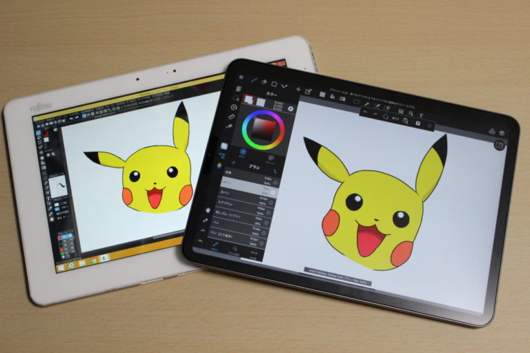 ｢iPad Pro｣と｢ARROWS Tab｣でお絵かき対決！価格差約13倍の違いを比較する アキラのログルーム