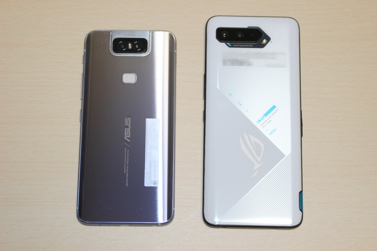 「ZenFone 6」と「ROG Phone5」