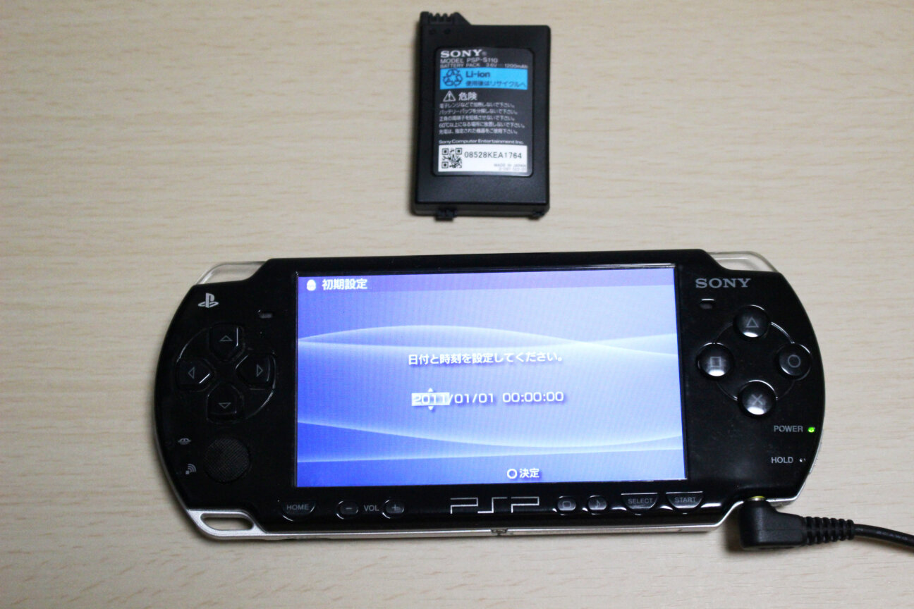 PSP SONY PSP-3000 ジャンク品 バッテリーなし パールホワイト - ゲーム