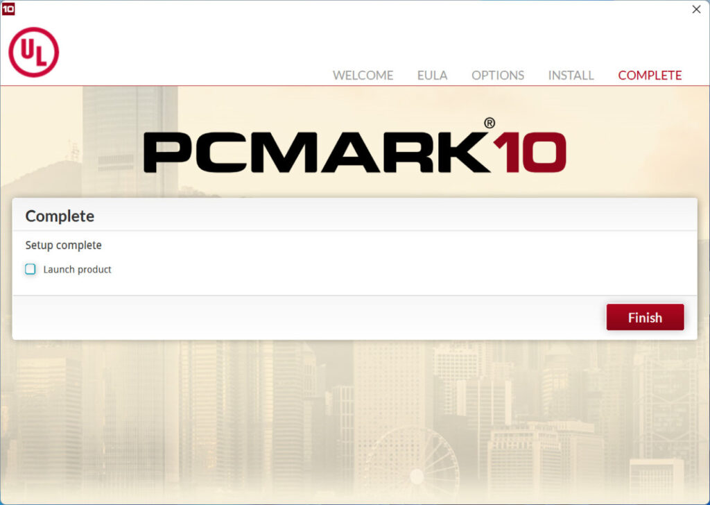 PCMARK10をインストール(6)