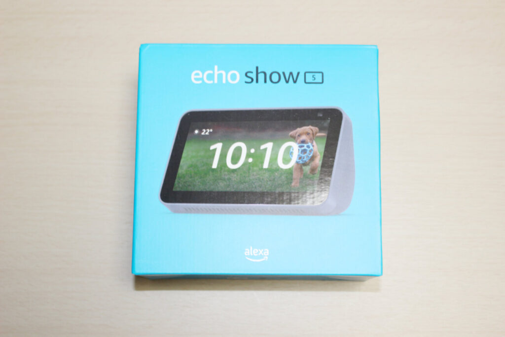 「Echow Show 5(第2世代)」の化粧箱