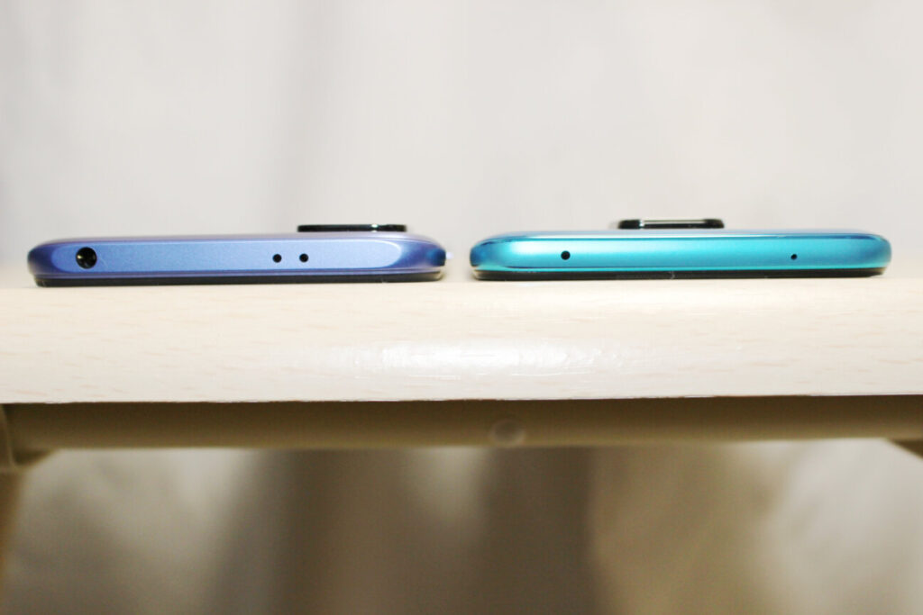 「Redmi Note 10T」と「Redmi Note 9S」